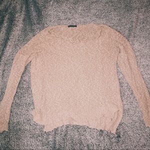BRANDY MELVILLE — HOLY SWEATER - Tan